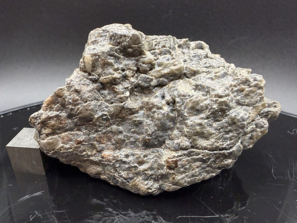 Brecciated surface texture of the Laâyoune 002 lunar feldspathic breccia individual, 193.73g