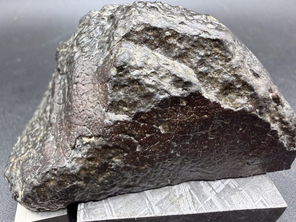 Fusion crusted exterior of the Sinawan 005 Rumuruti chondrite main mass, 187.65g