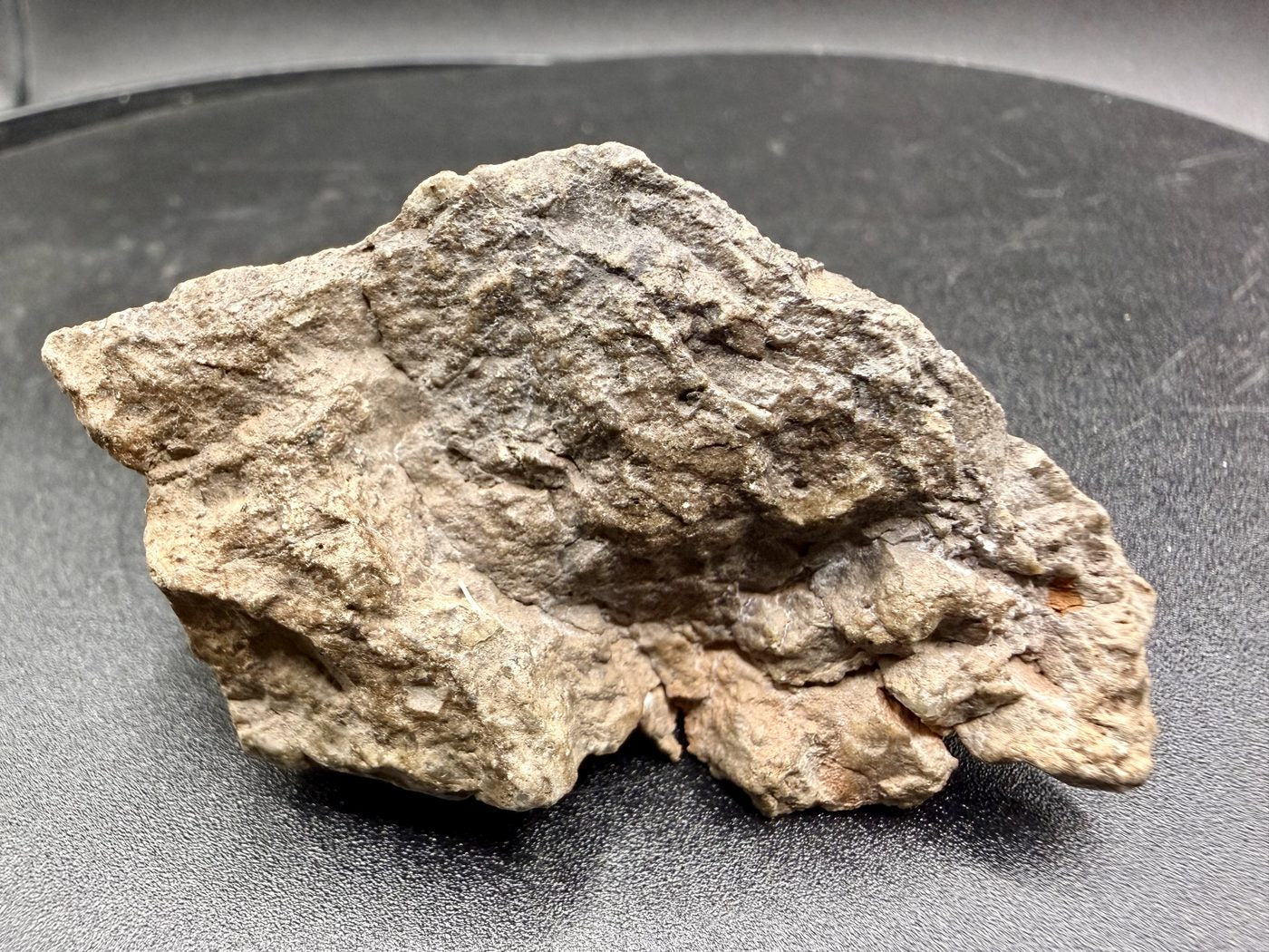 NEA 089 lunar meteorite, smaller half, exterior surface