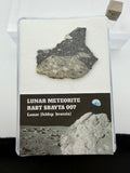Rabt Sbayta 007 lunar feldspathic breccia slice 4.00g -- Moon rock from lunar highlands, Treasure Coast Meteorite Co.