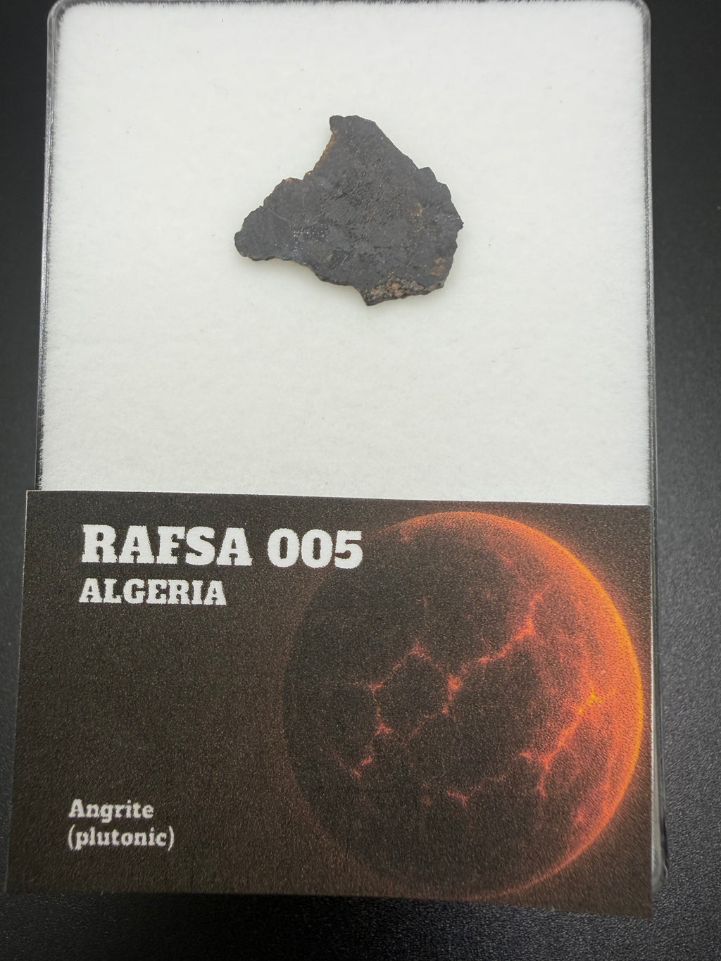Rafsa 005 plutonic angrite meteorite individual 1.00g -- rare achondrite with coarse-grained igneous texture, Treasure Coast 