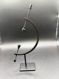 Caliper Display Stand for Meteorites and Specimens, Black Metal, Small or Large