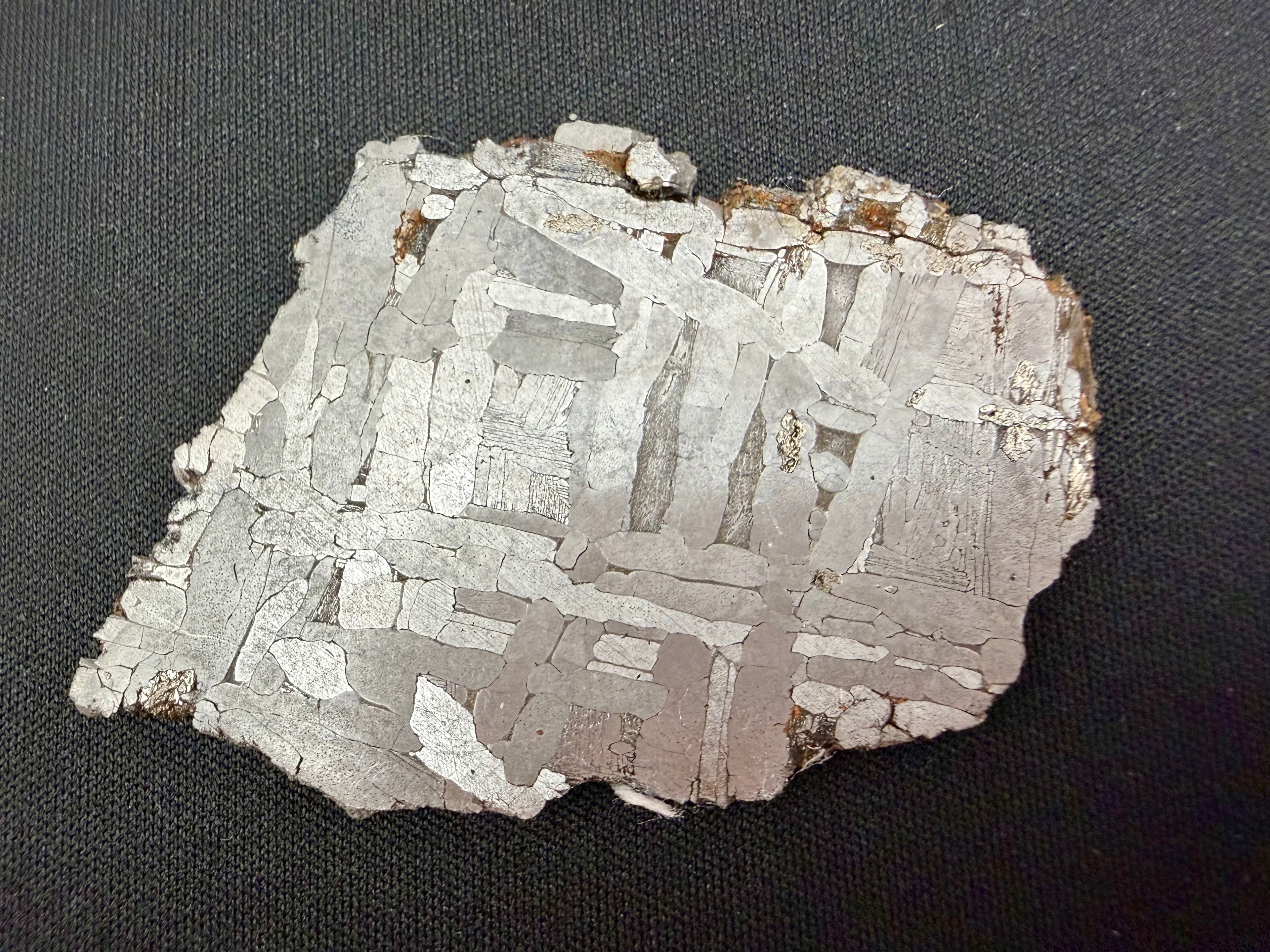 Kaalijarv Iron Meteorite Full Slice IAB-MG Etched w/ COA & Gembox Display Case, 35.71g