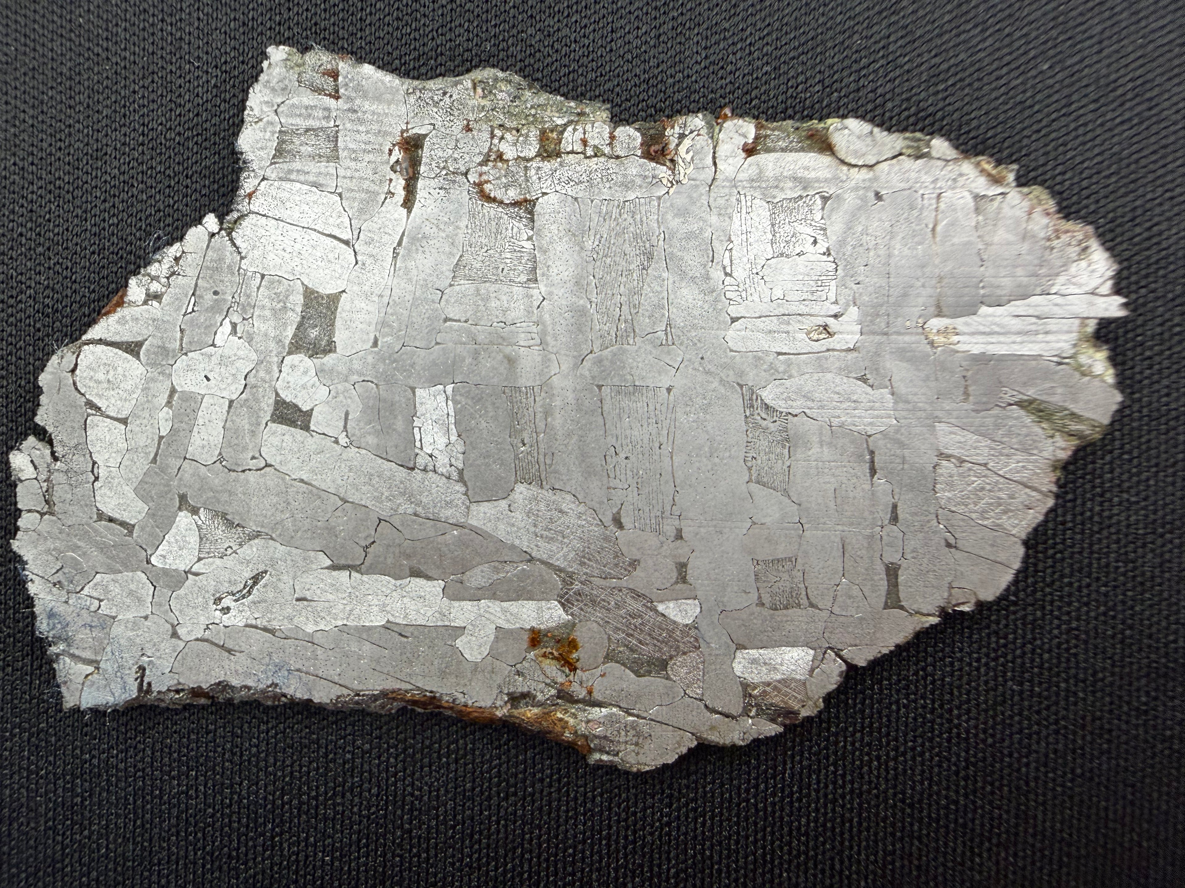 Kaalijarv Iron Meteorite Full Slice IAB-MG Etched w/ COA & Gembox Display Case, 32.31g