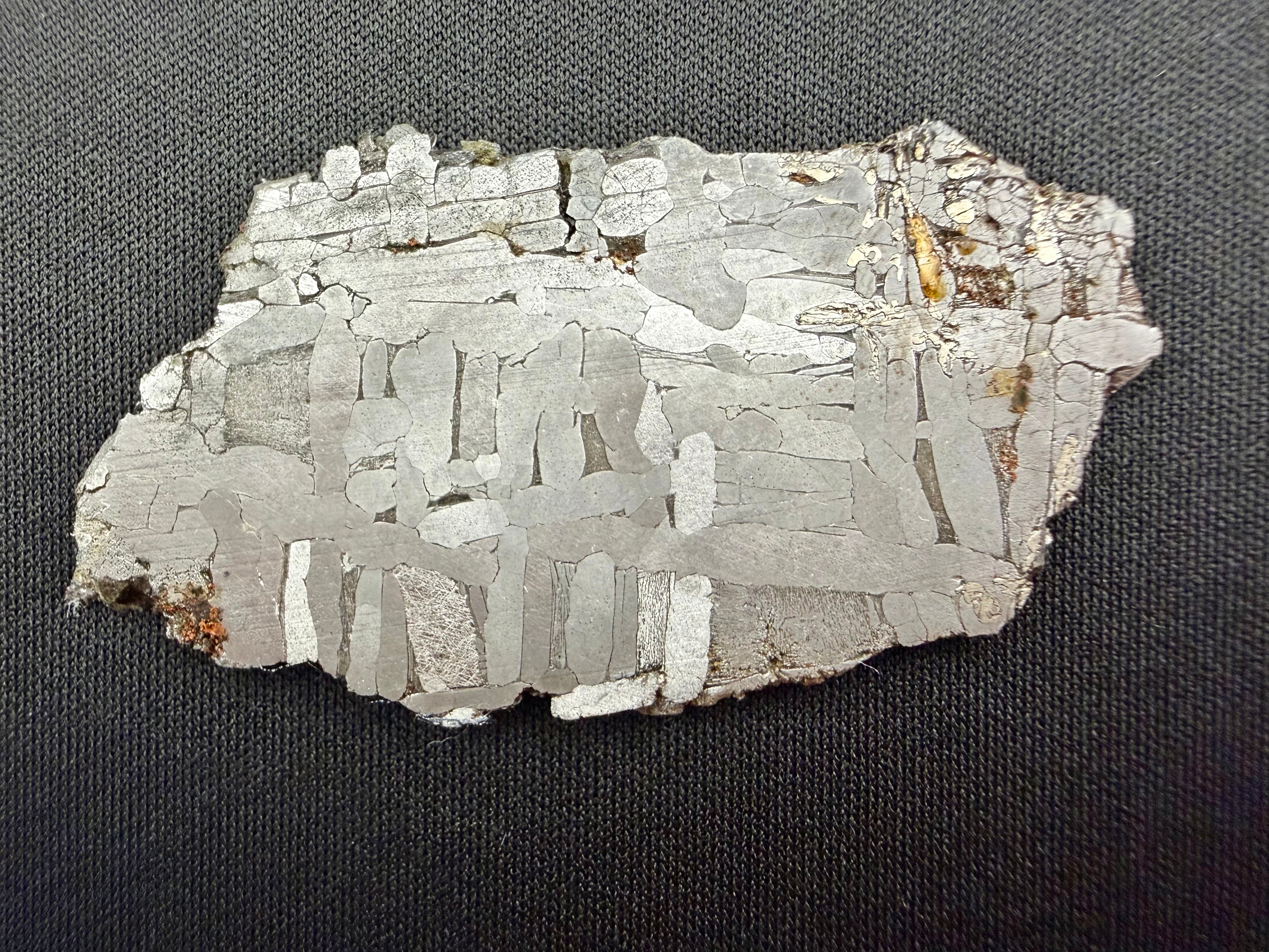 Kaalijarv Iron Meteorite Full Slice IAB-MG Etched w/ COA & Gembox Display Case, 23.10g