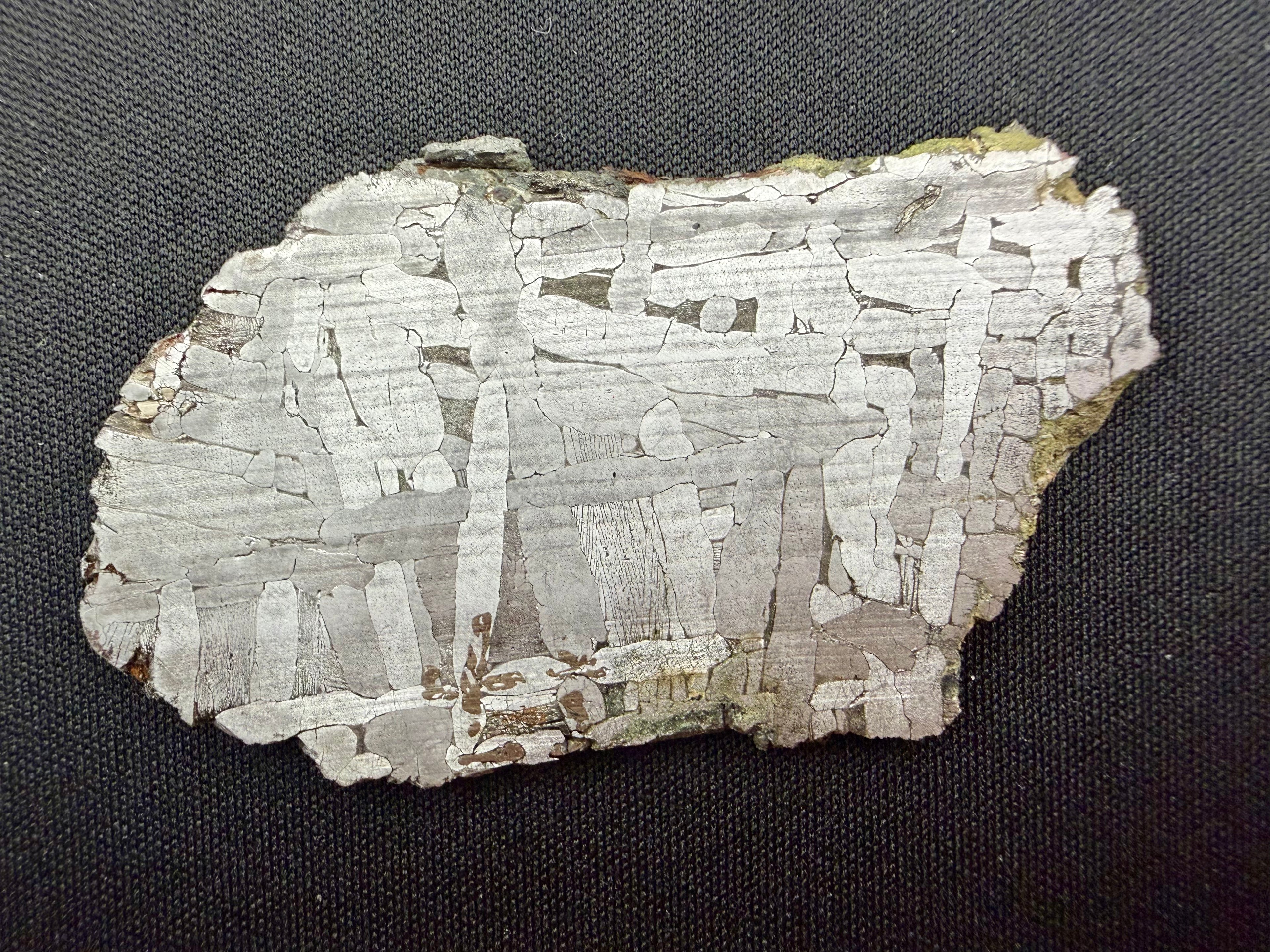 Kaalijarv Iron Meteorite Full Slice IAB-MG Etched w/ COA & Gembox Display Case, 29.53g