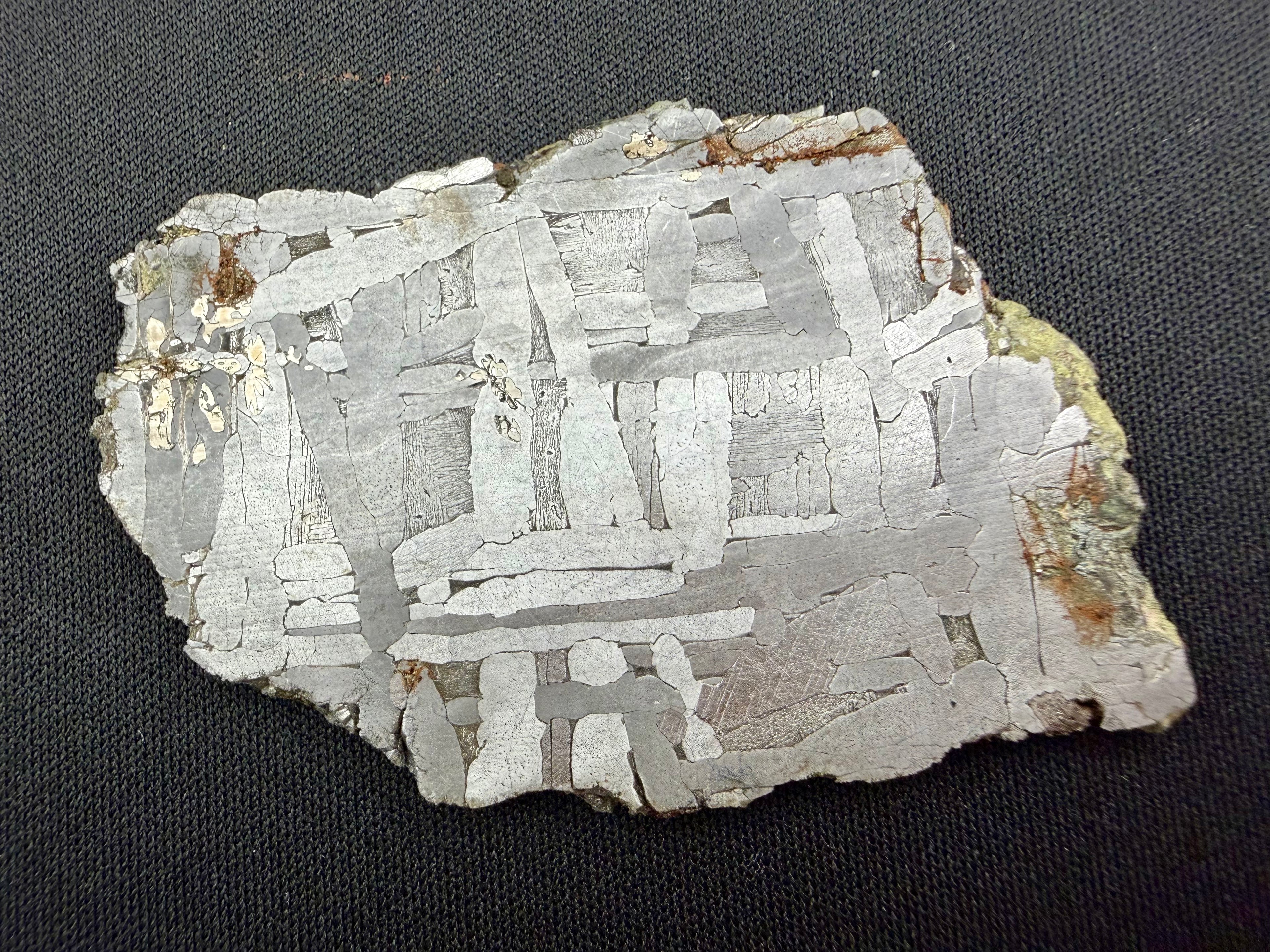 Kaalijarv Iron Meteorite Full Slice IAB-MG Etched w/ COA & Gembox Display Case, 31.82g