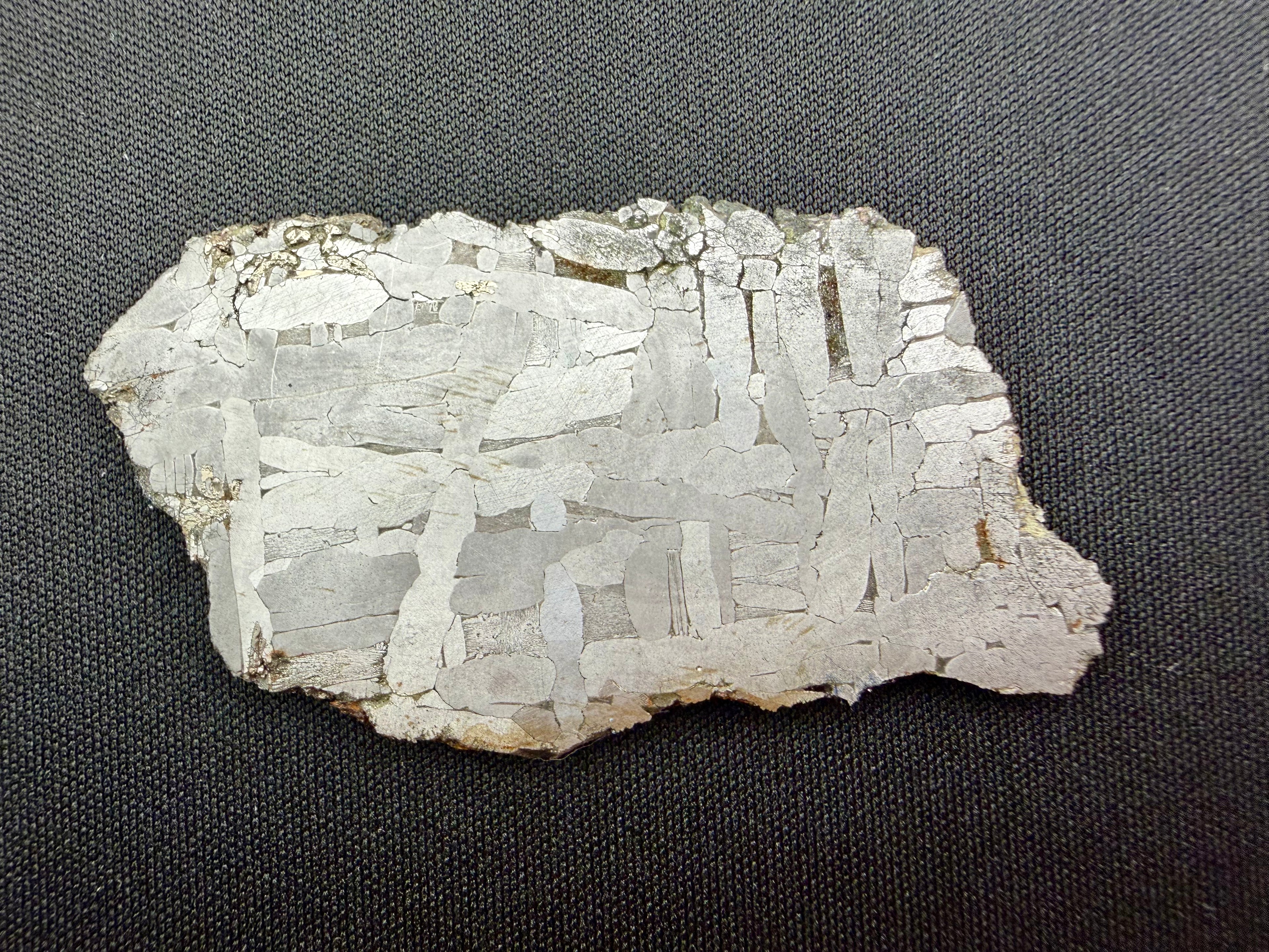 Kaalijarv Iron Meteorite Full Slice IAB-MG Etched w/ COA & Gembox Display Case, 23.42g