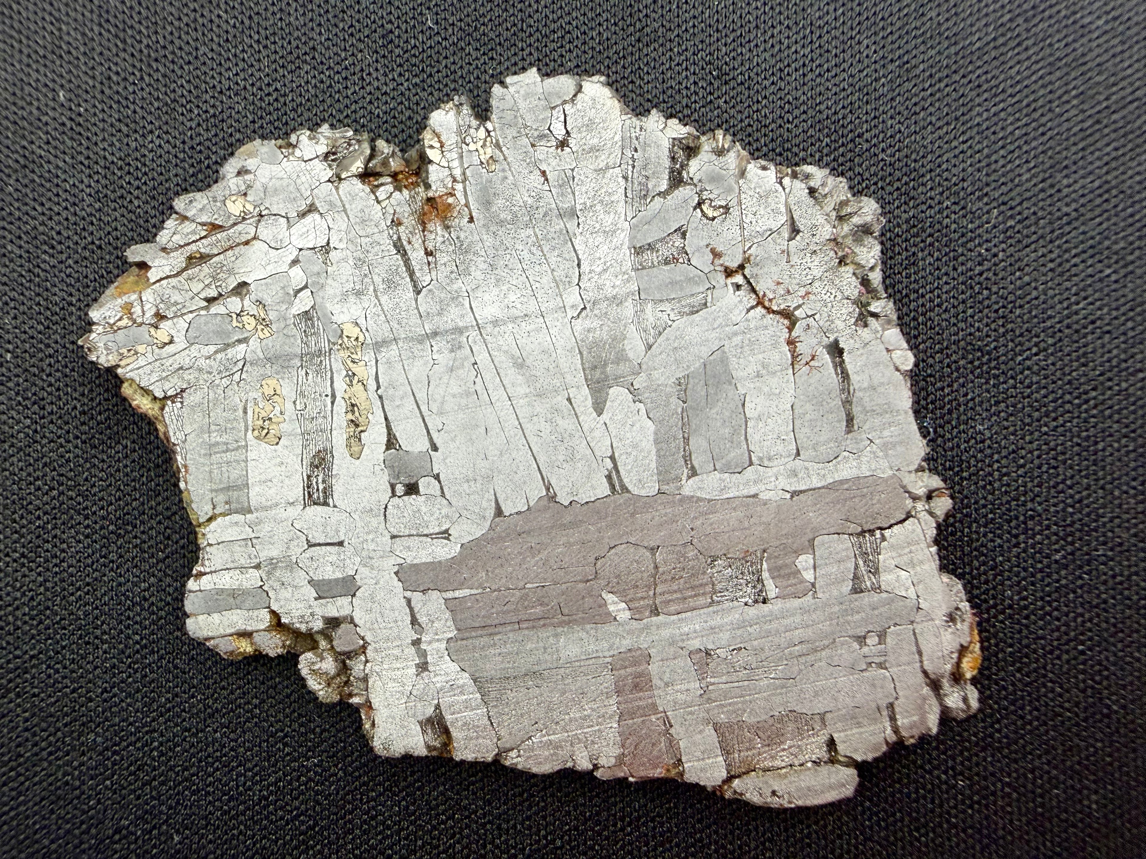 Kaalijarv Iron Meteorite Full Slice IAB-MG Etched w/ COA & Gembox Display Case, 34.92g