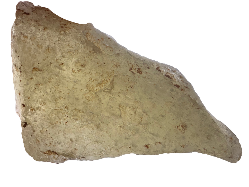 Libyan Desert Glass impactite individual 178.68g, golden yellow-green natural silica glass -- Great Sand Sea impact glass, Tr