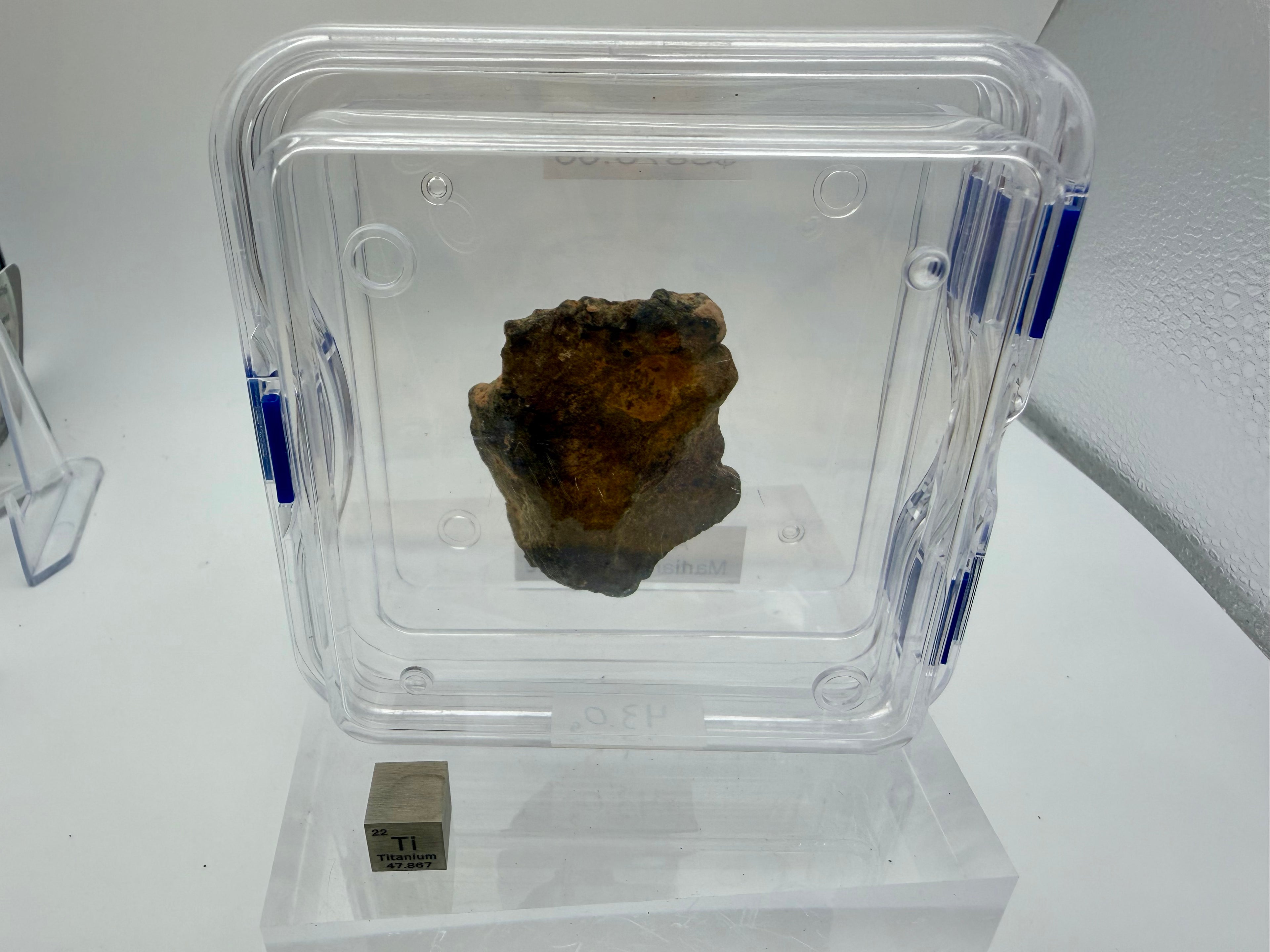 Amgala 001 Martian meteorite 43.00g with certificate of authenticity and display box from Treasure Coast Meteorite Co.