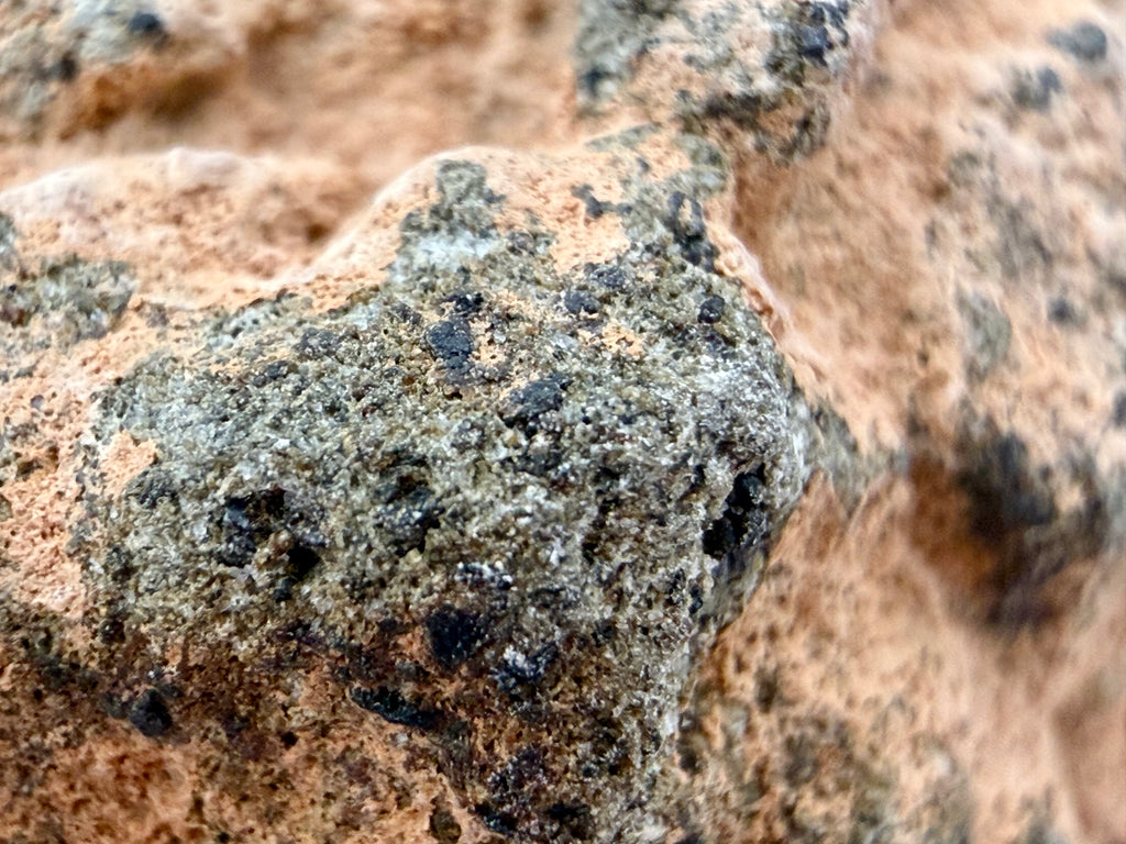 Amgala 001 Mars meteorite 43.00g -- fine-grained igneous texture showing rapid cooling of Martian lava