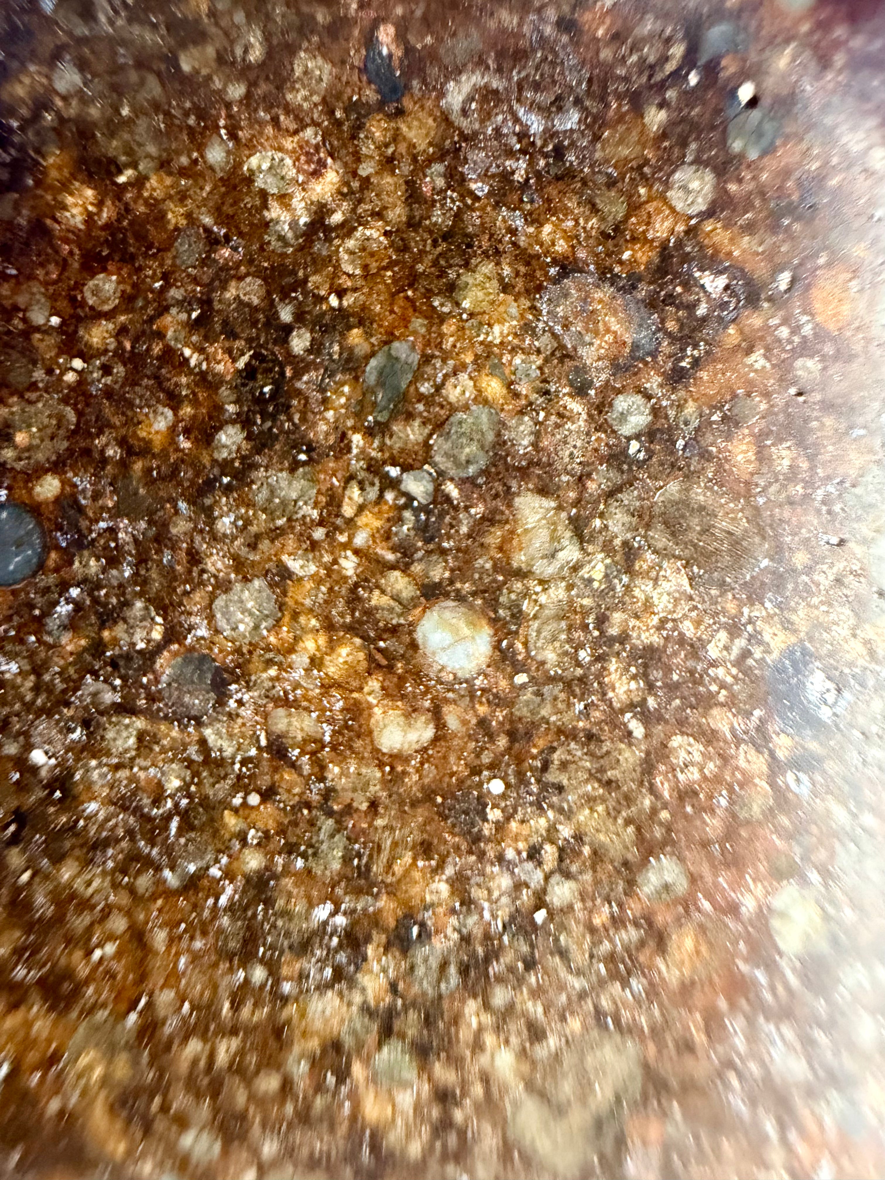 NWA 17496 ordinary chondrite 13.23g -- Type 3 texture with preserved spherical chondrules and metal flecks