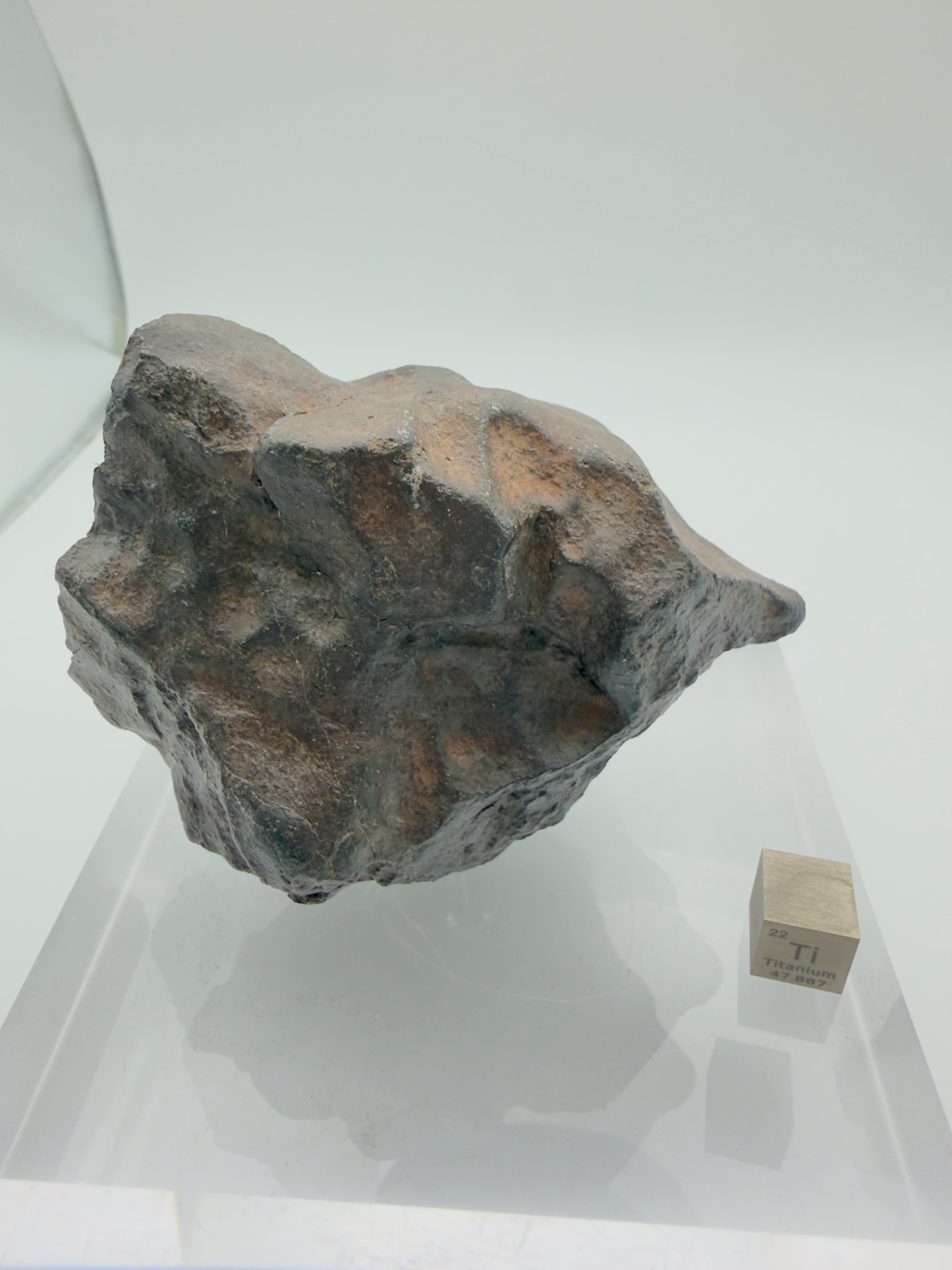 NWA 17919 chondrite 488.00g -- mirror polished window exposing chondrules and metal grains in equilibrated matrix