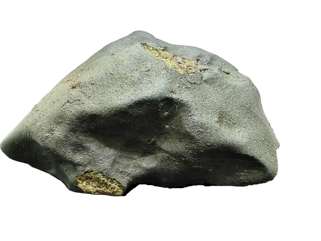 NWA XXX unclassified ordinary chondrite individual 1668.24g, fresh fusion crust -- oriented specimen from Algeria, Treasure C