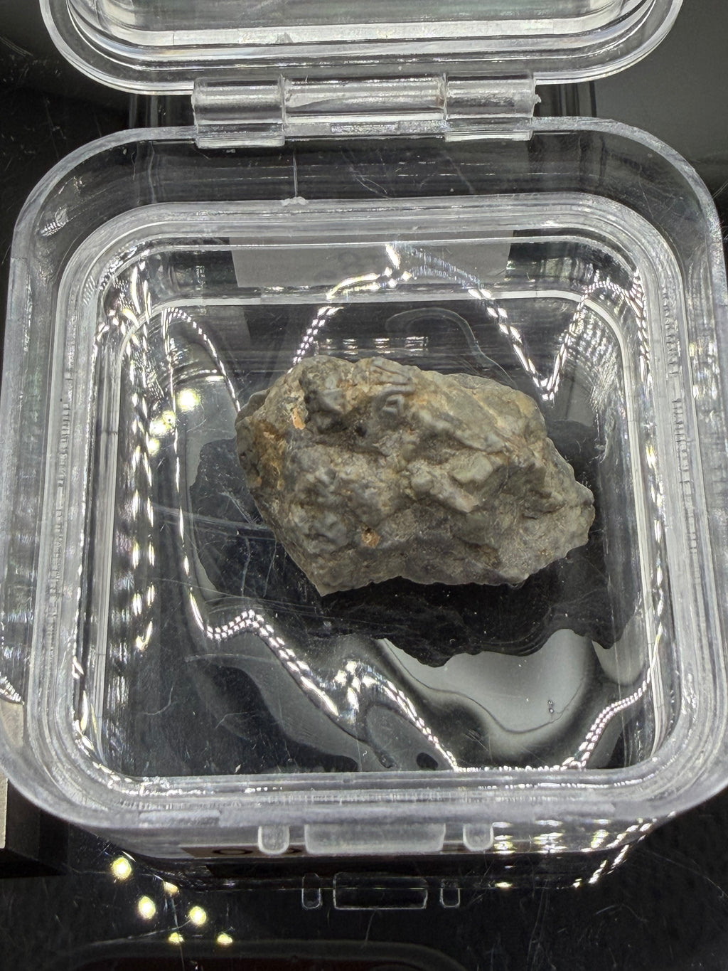 Adrar 013 Moon rock 8.08g -- anorthositic norite clasts embedded in recrystallized melt breccia