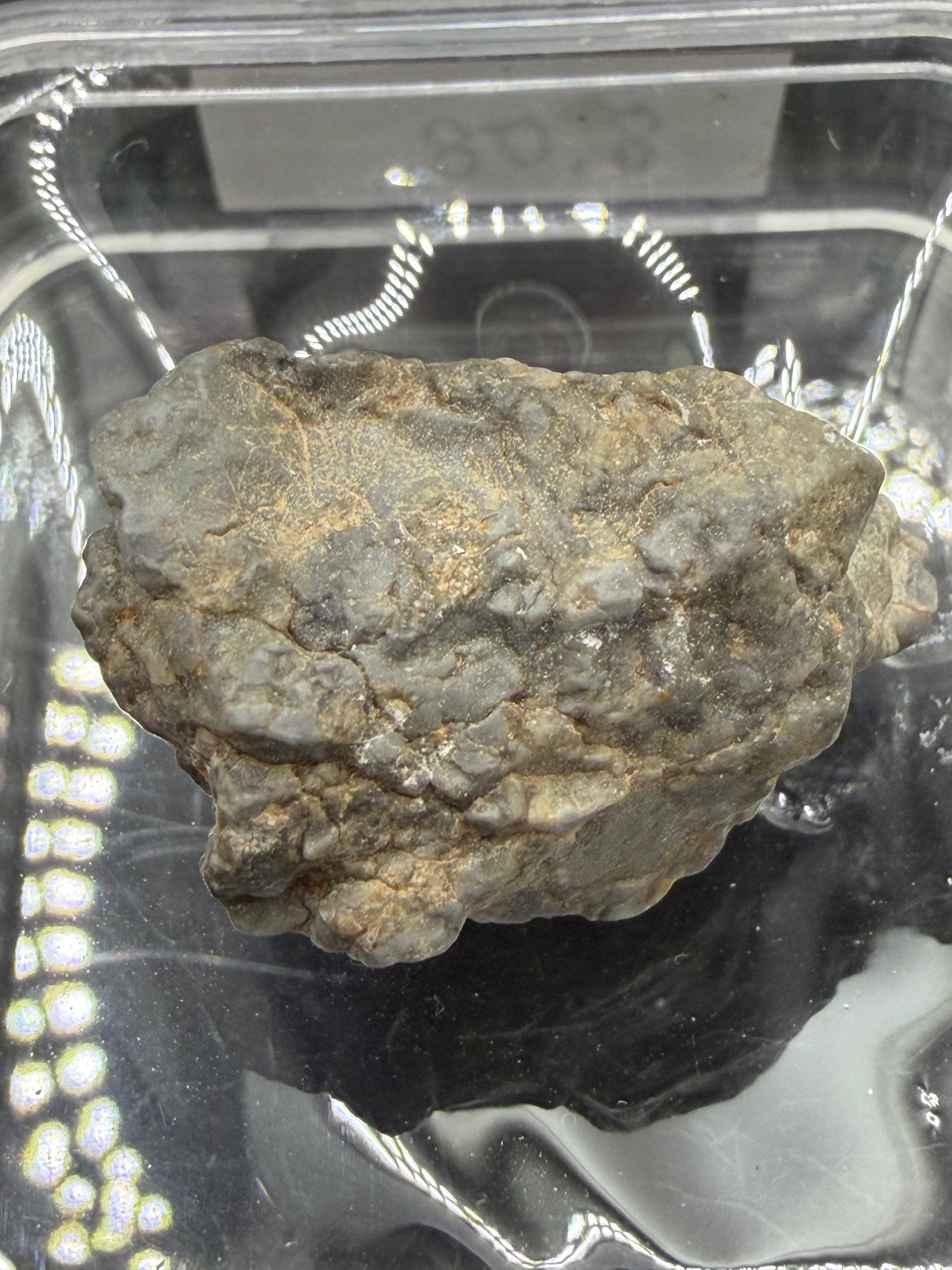 Adrar 013 – 8.08g Complete Lunar Meteorite,  Lunar (Melt Breccia – Anorthositic Norite/Gabbro)