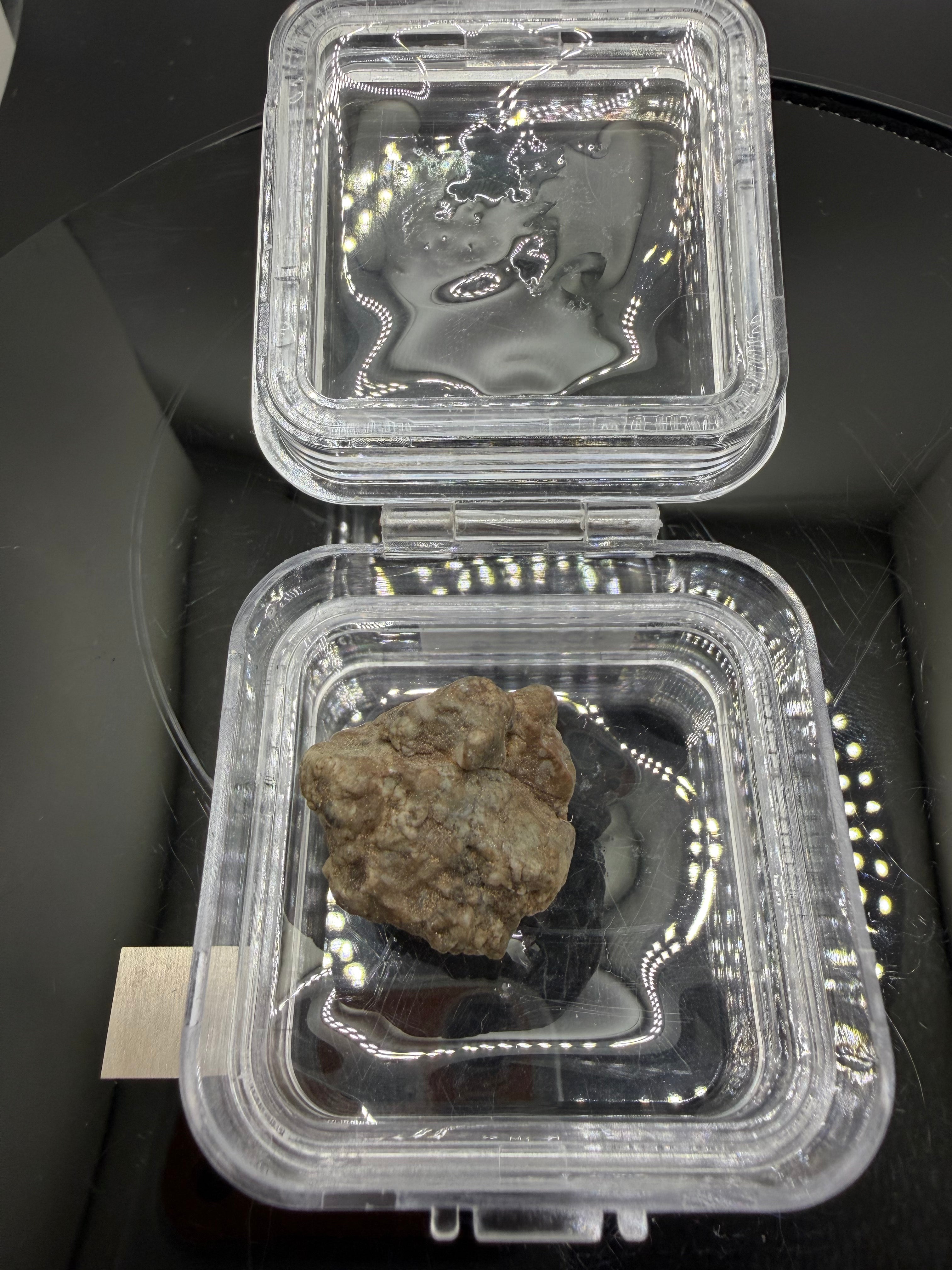 Adrar 013 – 10.53g Complete Lunar Meteorite,  Lunar (Melt Breccia – Anorthositic Norite/Gabbro)