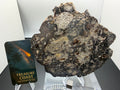 NWA 18048 eucrite-pmict meteorite slice 128.81g, mirror polished -- HED achondrite from asteroid 4 Vesta, Treasure Coast Mete