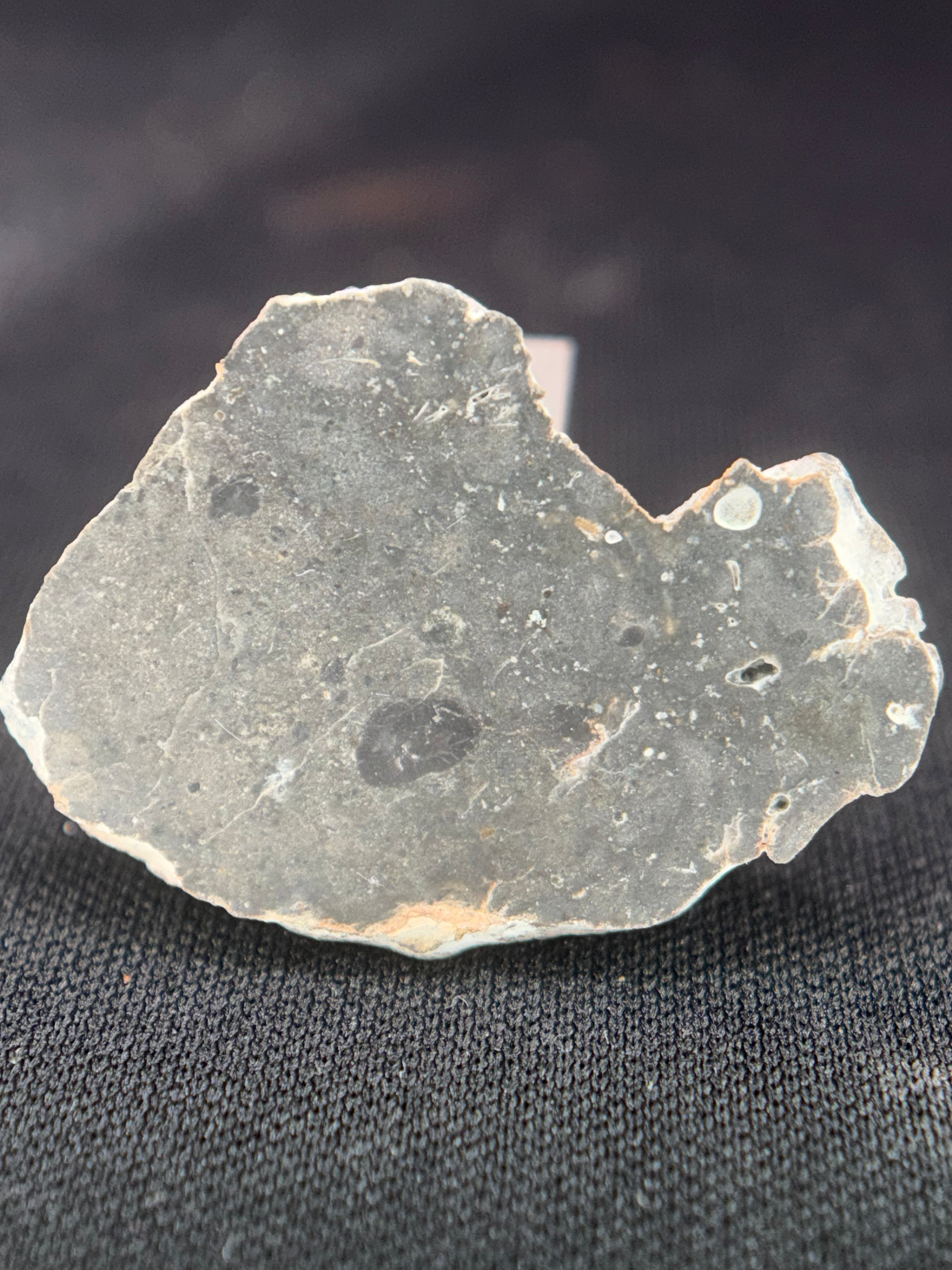 NWA 17706 Lunar Meteorite Full Slices, Troctolitic Anorthosite Melt Breccia, Multiple Weights Available