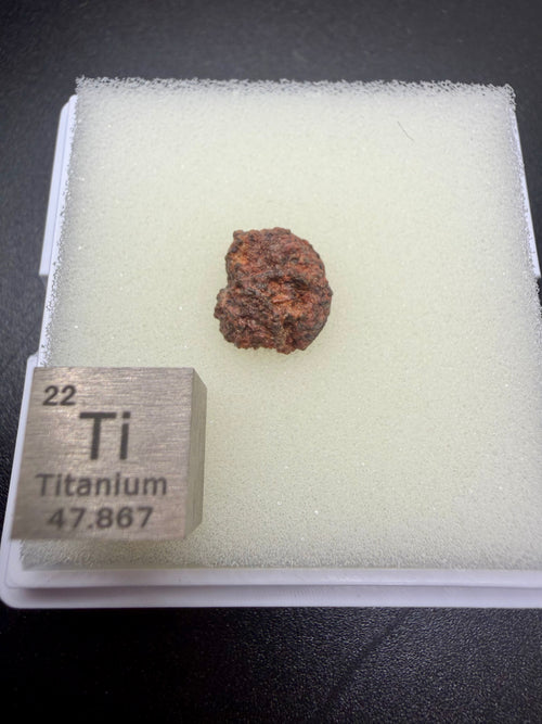 Erg Chech 002 achondrite-ung meteorite individual 0.80g -- ungrouped achondrite from ancient protoplanetary crust, Treasure C