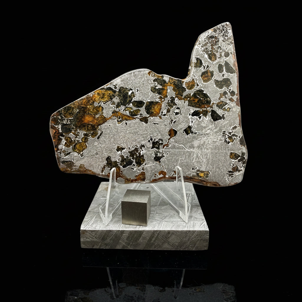Gyarub Zangbo Ungrouped Pallasite 54.18g Slice, Tibet, MB 114 | TC