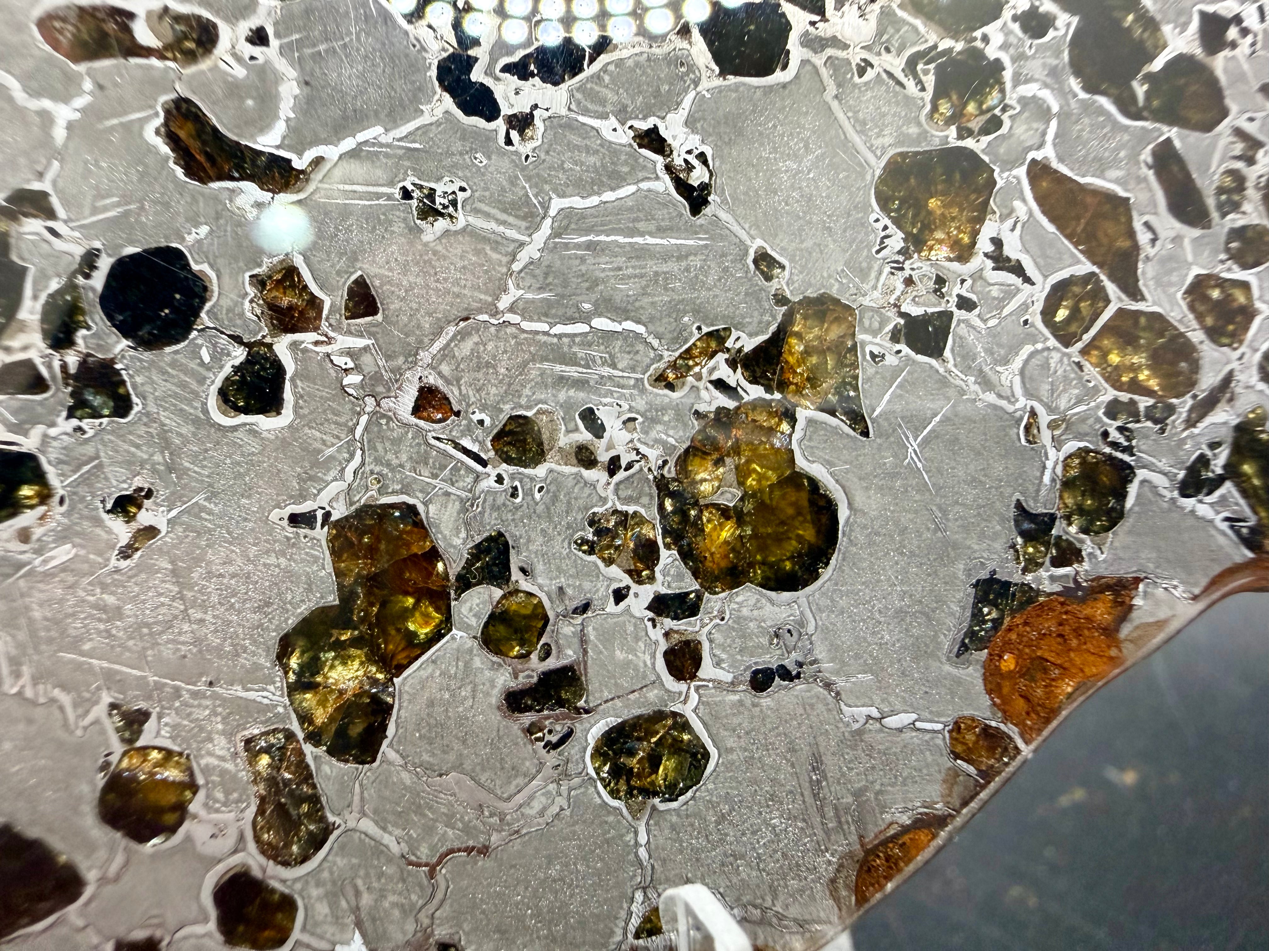 Gyarub Zangbo Ungrouped Pallasite 64.0g Slice, Tibet, MB 114 | TC