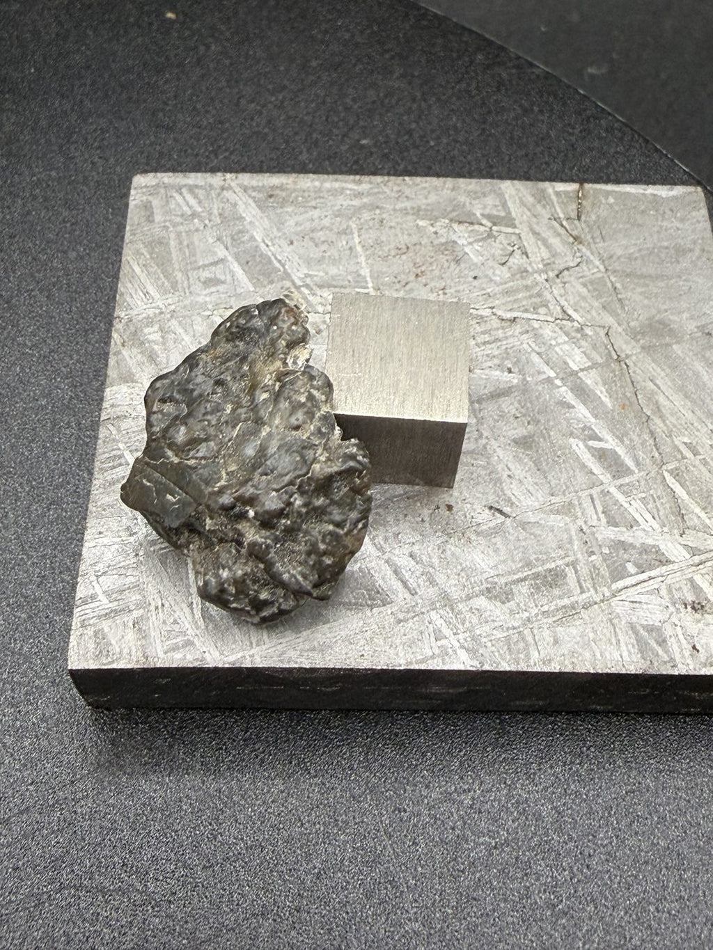 Laayoune 002 Lunar Meteorite End Cut, Feldspathic Breccia, 3.09g, Moon Rock