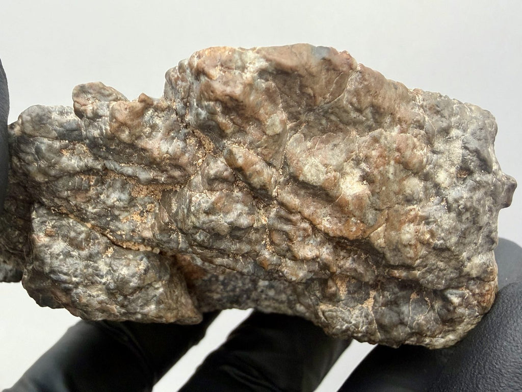 Detail of the weathered side surface on the Laayoune 002 lunar individual