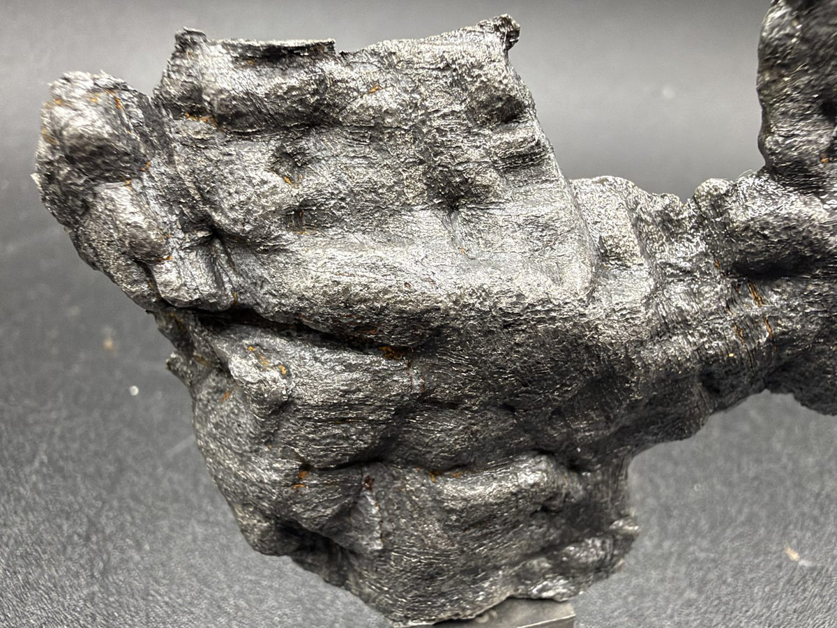Close view of the exterior surface of the 53.41g Muonionalusta end cut