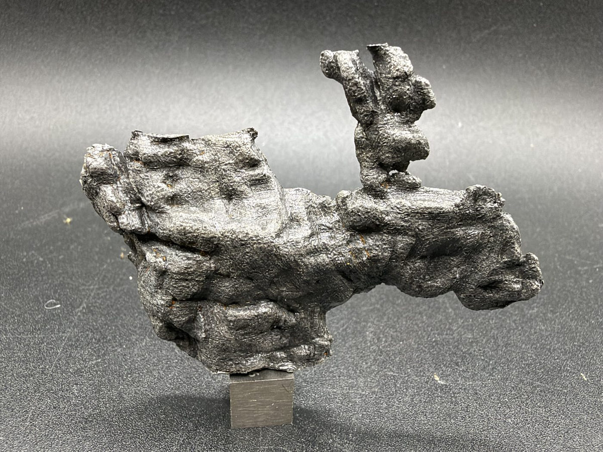 Natural exterior of the 53.41g Muonionalusta end cut