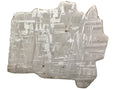 Back side view of Muonionalusta iron meteorite slice showing full Widmanstätten pattern, 292.00g