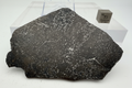 NWA 15468 OC4 melt breccia meteorite slice 42.09g, polished -- rare ordinary chondrite with impact-generated melt matrix, Tre