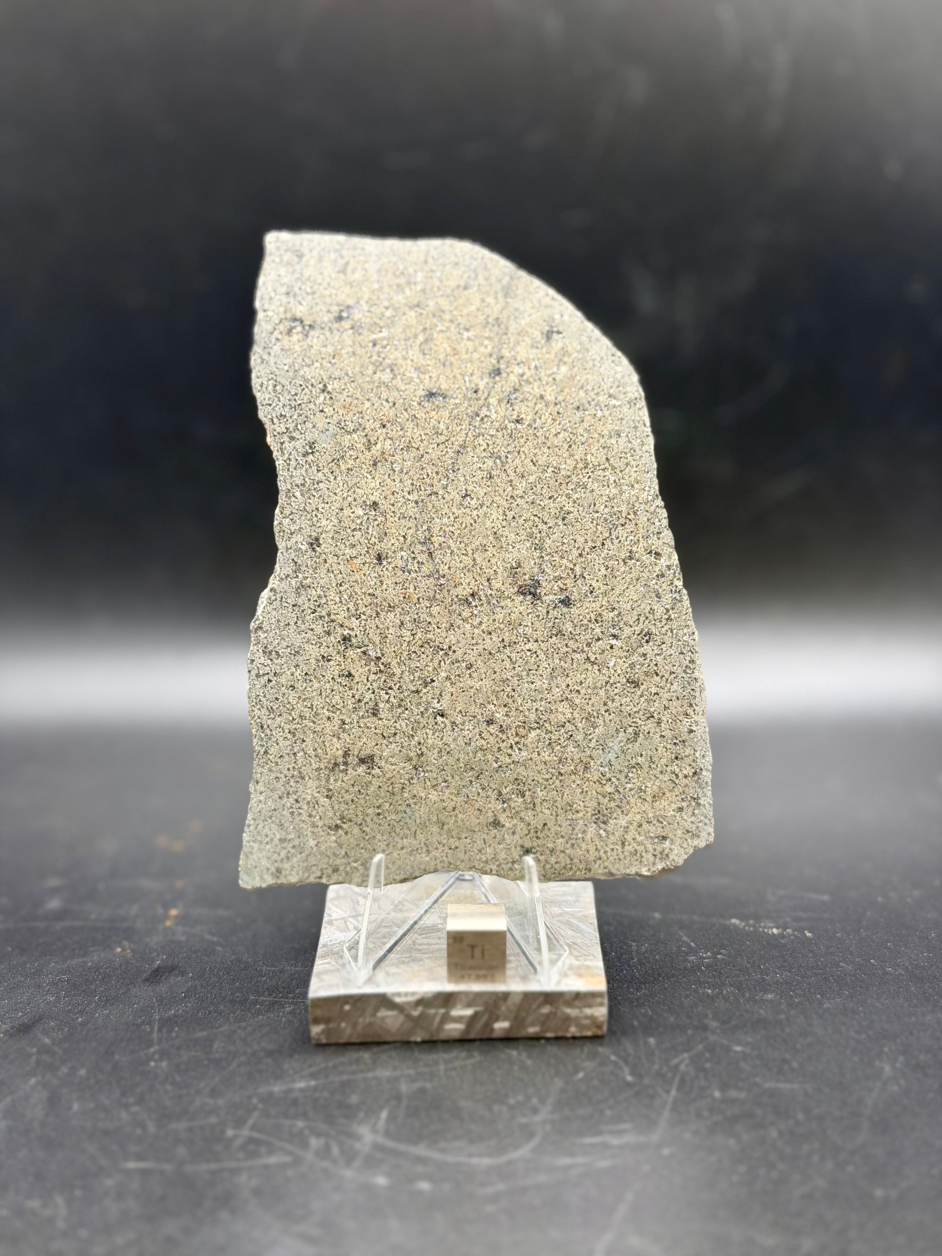 NWA 17472 Martian shergottite meteorite slice 65 grams full specimen