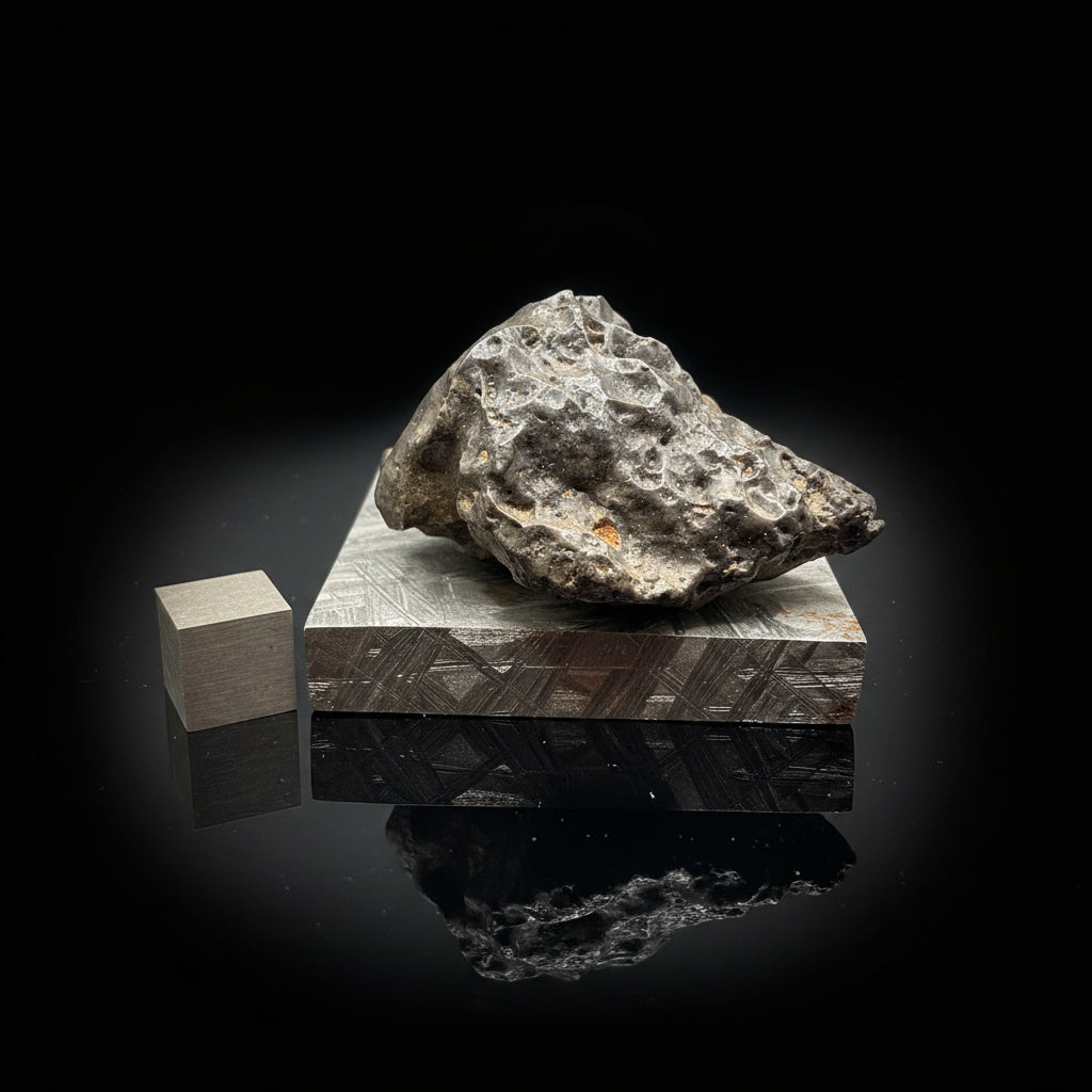 NWA 17706 lunar troctolitic anorthosite individual with regmaglypts