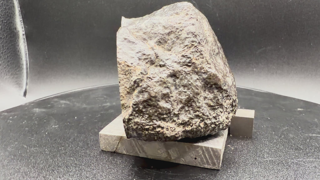 Rotating view of NWA 17920 CK6 carbonaceous chondrite meteorite main mass, 279.83g