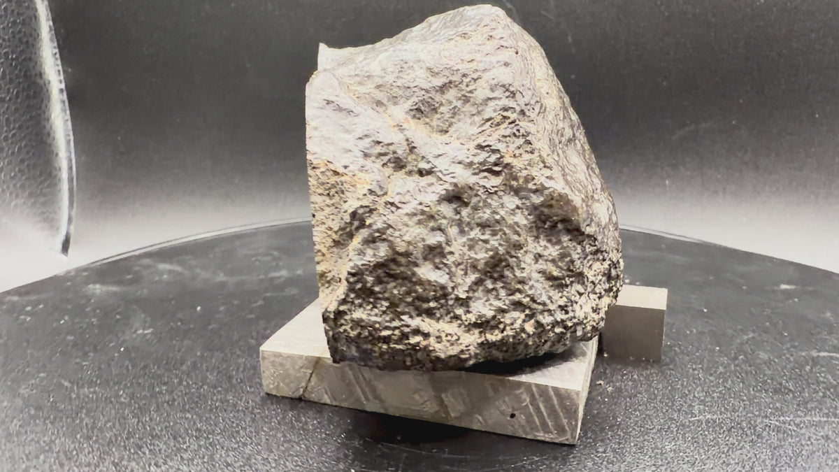 Rotating view of NWA 17920 CK6 carbonaceous chondrite meteorite main mass, 279.83g