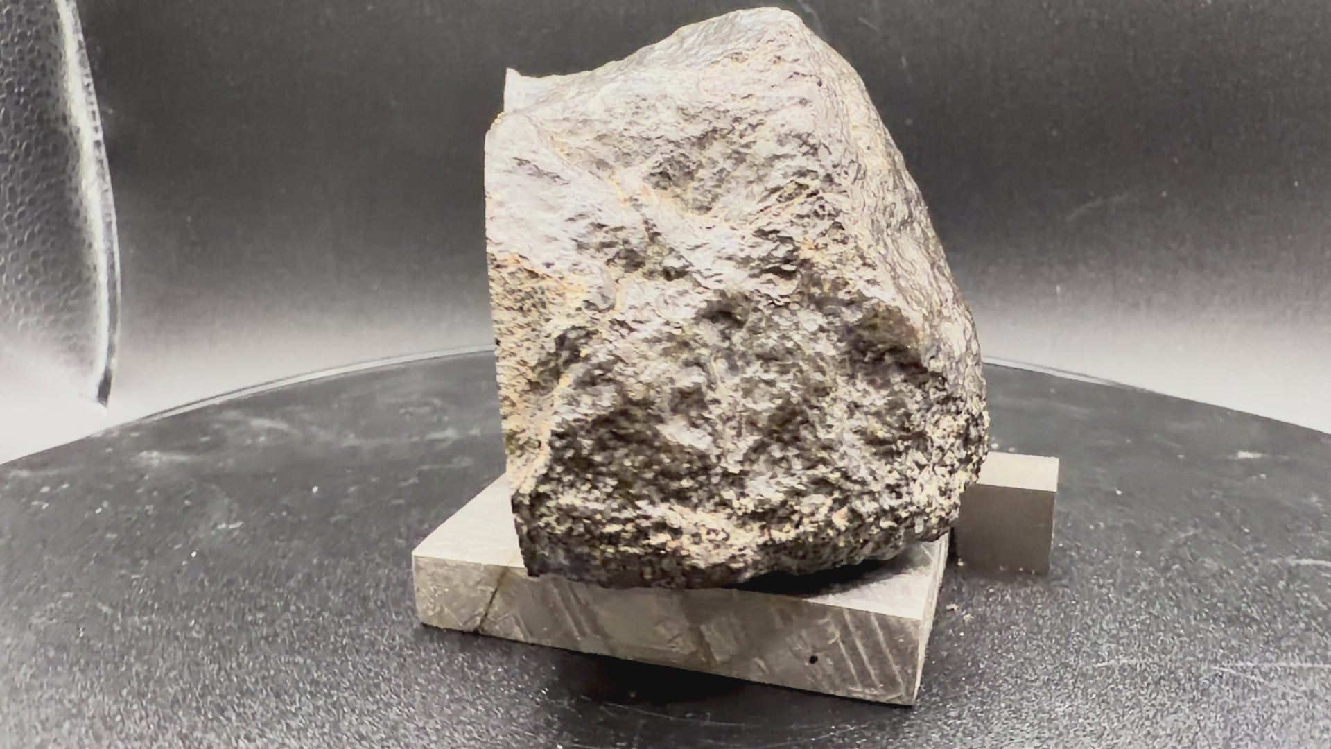 Rotating view of NWA 17920 CK6 carbonaceous chondrite meteorite main mass, 279.83g