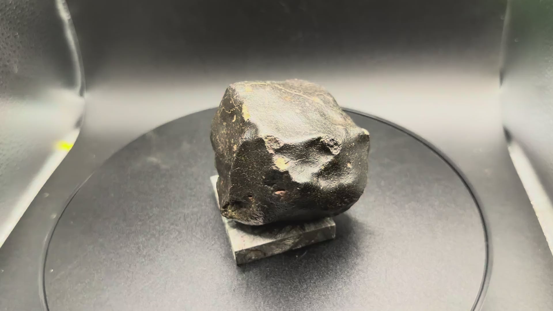 Rotation video of NWA XXX unclassified ordinary chondrite complete individual, 392.28g