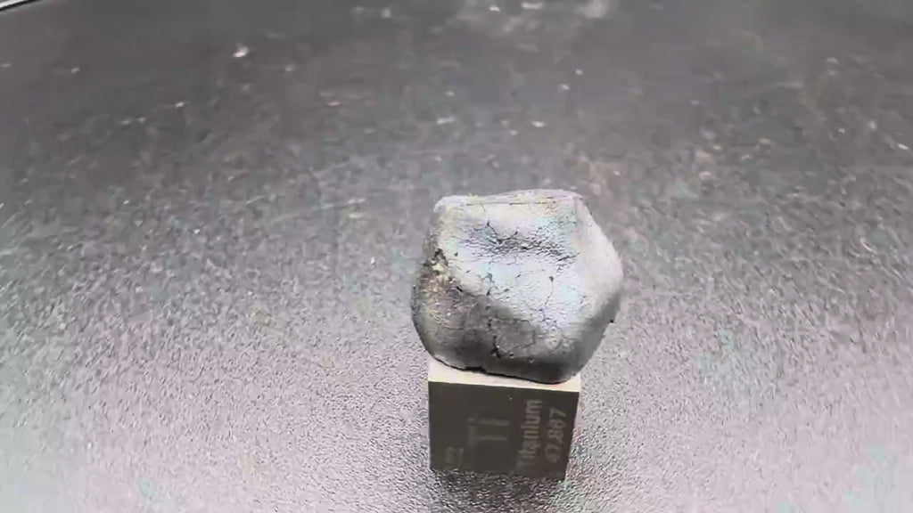 Tarda C2-ungrouped carbonaceous chondrite, 2.03g individual, video showing fusion crust and exposed matrix