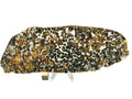 Sericho pallasite full slice obverse face, olivine grains in etched iron-nickel matrix, 103.50 grams